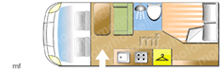 Etrvsco T5900 FB 2019 Motorhome layout\
