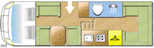 Bessacarr 496 2016 Motorhome layout\