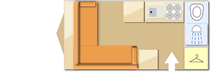 Elddis Avante 372 2012 caravans layout