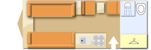 Coachman VIP 520 2012 caravans layout