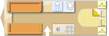 Sterling Eccles Quartz 2011 caravans layout