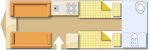 Lunar Clubman SB 2017 caravans layout