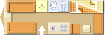 Bailey Pursuit 570 2018 caravans layout