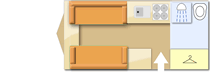 Coachman Pastiche 460 2016  Caravan layout