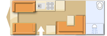 Bailey Orion 440 2012  Caravan layout