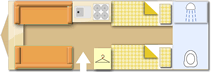 Sterling Eccles Voyager SE 2013  Caravan layout