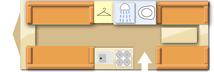 Bailey Ranger GT60 500 S6 2010  Caravan layout