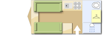 Swift Challenger 480 SE 2023 caravans layout