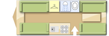 Compass Corona 564 2015 caravans layout