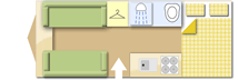 Abbey Archway Royale E550 2005 caravans layout