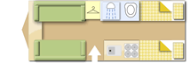 Lunar Lexon 590 2015 caravans layout