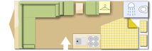 Coachman Acadia 660 Xtra 2026 caravans layout