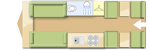 Swift Basecamp 6 2022 caravans layout