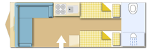 Coachman Lusso 3 2026  Caravan layout