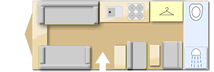 Bailey Unicorn Madrid S3 2015 caravans layout