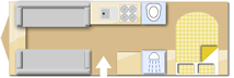 Buccaneer Commodore 2020 caravans layout