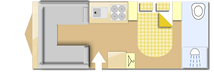 Swift Elegance Grande 845 2026 caravans layout