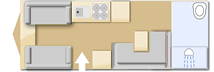 Swift Challenger Sport 544 2013  Caravan layout