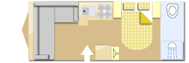 Coachman Lusso 2 2022  Caravan layout