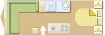 Elddis Mistral caravan layout