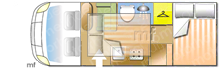 Bailey Endeavour B65, 2026 motorhome layout